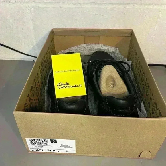 'Mens Clarks' WaveKorey Mix Casual Shoes - Picture 2 of 7